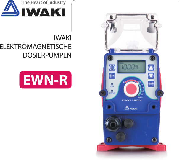 Bomba dosificadora Iwaki serie EWN C 31 V / ERV de alta viscosidad